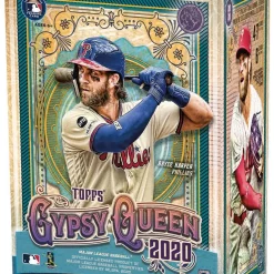 Promo 🌟 MLB Topps 2020 Gypsy Queen ⚾ Baseball Trading Card BLASTER Box [7 Packs + 1 Bonus Pack of Parallel Cards] ✨