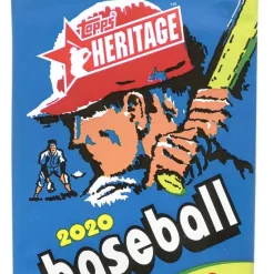 Best Pirce 👍 MLB Topps 2020 Heritage ⚾ Baseball Trading Card RETAIL Pack [9 Cards] 🔥