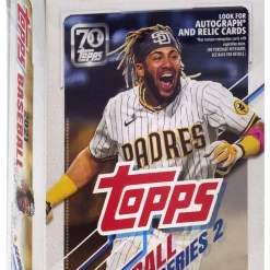 Best deal ⌛ MLB Topps 2021 Series 2 ⚾ Baseball Trading Card HANGER Box [67 Cards] 🤩