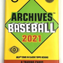 Hot Sale ✨ MLB Topps 2021 Archives ⚾ Baseball Trading Card HOBBY Pack [8 Cards ] 👏