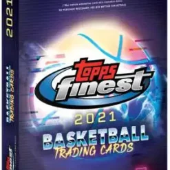 Discount 🎉 Topps 2021 Finest 🏀 Basketball Trading Card Box [18 Packs, 1 Chrome Autograph] 🧨