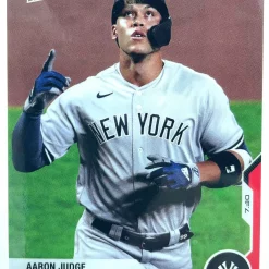 Brand new 😉 MLB New York Yankees 2020 Aaron Judge 1/10 Single Sports Card #37 [Clutch, Go-Ahead, 3-Run HR Fuels 8-6 Win] 🧨