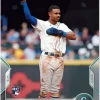 Promo 🔥 MLB Topps Now 2022 Julio Rodriguez Trading Card #899 [Rookie Card, Makes MLB History with 25 HR / 25 SB Season] 🎉