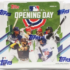 New 😀 MLB Topps 2021 Opening Day ⚾ Baseball Trading Card HOBBY Box [36 Packs] 😍