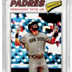 Discount ❤️ MLB Topps Project70 ⚾ Baseball Fernando Tatis Jr. Trading Card [#651, by Matt McCormick] ✔️