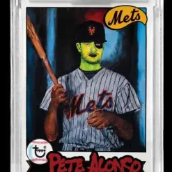 Discount 🎁 MLB Topps Project70 ⚾ Baseball 1979 Pete Alonso Exclusive Trading Card [#316, by Jonas Never] 🎁