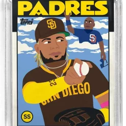 Brand new 🤩 MLB Topps Project70 ⚾ Baseball 1986 Fernando Tatis Jr Exclusive Trading Card [#61, By Keith Shore] ✨