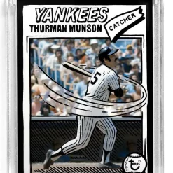Hot Sale ⌛ MLB Topps Project70 ⚾ Baseball 1992 Thurman Munson Exclusive Trading Card [#41, By Joshua Vides] ✨