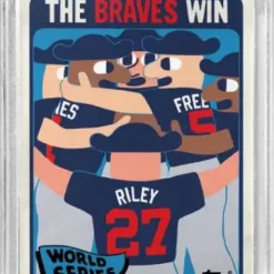 Top 10 🎉 MLB Topps Project70 ⚾ Baseball The Atlanta Braves Win Exclusive Trading Card #691 [2021 World Series Champions by Keith Shore] 😀