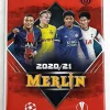 New 👍 UEFA Topps 2020-21 Merlin Trading Card Hobby Soccer Pack [4 Cards] ✨