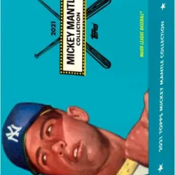 Brand new 👍 MLB Topps X 2021 Mickey Mantle Exclusive Trading Card Collection Pack [5 Cards] ⌛