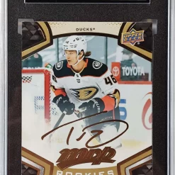 Best reviews of 👏 NHL 2021-22 Upper Deck MVP SGC 9.5 Trevor Zegras Trading Card #249 [Gold Script, Rookie] 😍