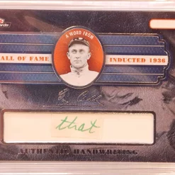 Brand new 🌟 MLB 2019 A Word From Ty Cobb Trading Card TY-AWF ["that"] 🛒