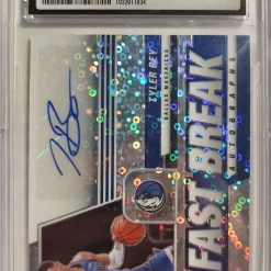 Cheap ❤️ NBA 2020-21 Panini Mosaic Tyler Bey Trading Card FB-TBY [Fast Break Autographs] [CSG 9] 🔔