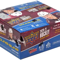 Best Pirce 🎉 NHL Upper Deck 2020-21 Extended Series Hockey Trading Card RETAIL Box [24 Packs] 😍