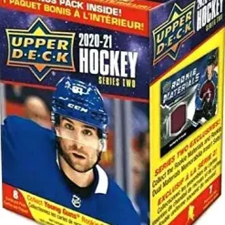 Promo ⭐ NHL Upper Deck 2020-21 Series 2 Hockey Trading Card BLASTER Box [7 Packs] 💯