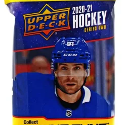 New 🧨 NHL Upper Deck 2020-21 Series 2 Hockey Trading Card VALUE Pack [26 Cards] 😉