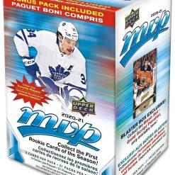 Best deal ✔️ NHL Upper Deck 2020-21 MVP Hockey Trading Card BLASTER Box [21 Packs] 🤩