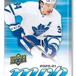 Wholesale ✔️ NHL Upper Deck 2020-21 MVP Hockey Trading Card VALUE Pack [34 Cards] 🎉