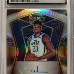 Flash Sale ⌛ NBA 2020-21 Panini Select Udoka Azubuike 133/249 Trading Card RS-AZU [Rookie Signatures] [CSG 9.5] 🤩