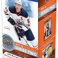 Budget 👏 NHL Upper Deck 2017-18 Series 2 Hockey Trading Card BLASTER Box [12 Packs] ⭐