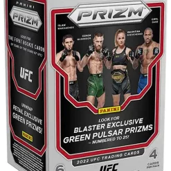 New 💯 Panini 2022 Prizm UFC Trading Card BLASTER Box [6 Packs, Green Pulsar Prizms] 🌟