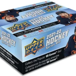 Coupon 🔔 NHL Upper Deck 2021-22 Series One Hockey Trading Card Retail Box [24 Packs] ⌛