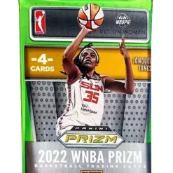 Brand new 🌟 WNBA Panini 2022 Prizm 🏀 Basketball Trading Card BLASTER Pack [4 Cards] ✔️
